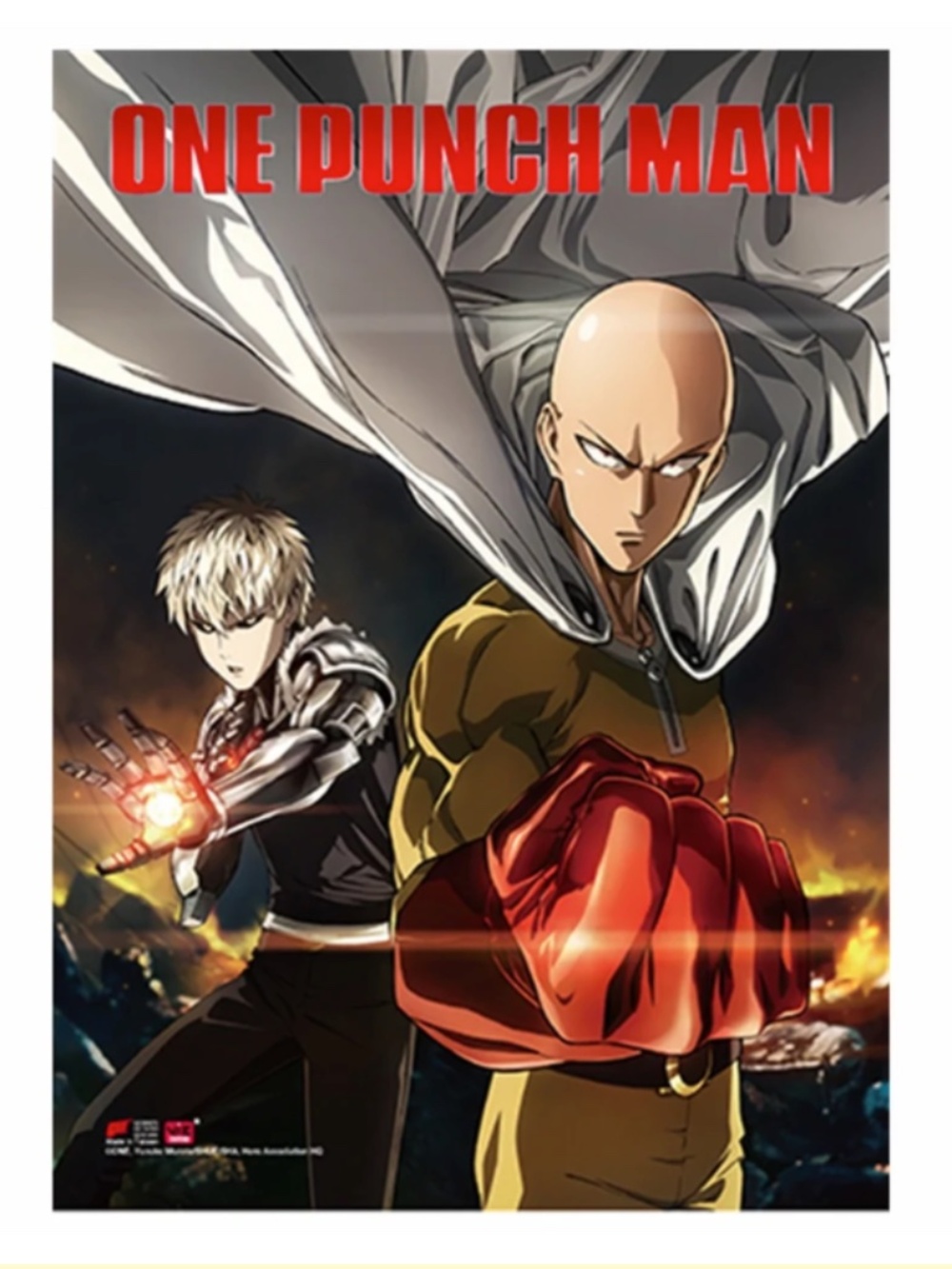 One Punch Man Key Art 1 Wall Scroll